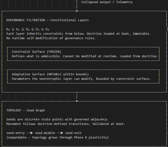 Governance Filtration and Topology seed graph